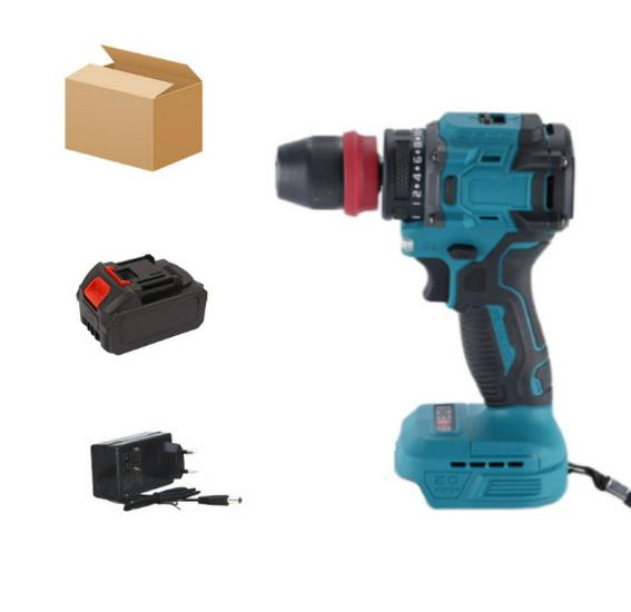 High-Power Handheld Brushless Electric Drill with Detachable Design and Wireless Lithium Battery