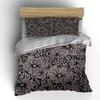 Black lace floral pattern Bedding Set for Kids Luxury Gift 3pcs Digital Print Comforter Set Soft Comfortable Breathable