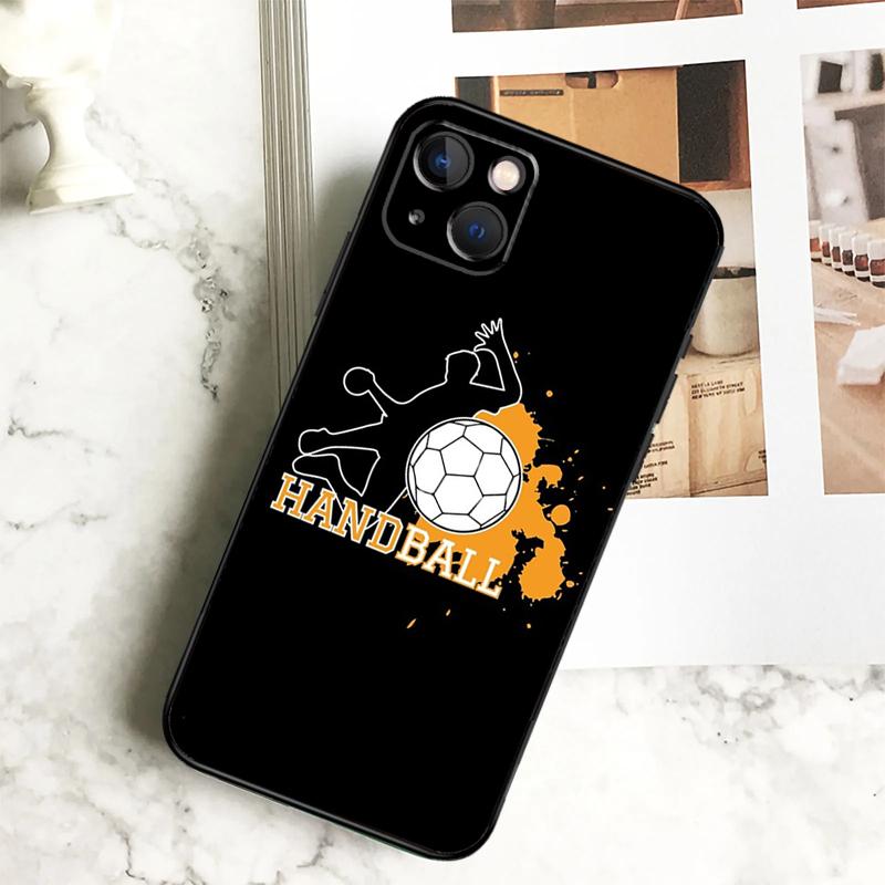 Handball Sport Handyhülle Für iPhone 17 16 15 14 12 11 13 Pro Max Plus 12 13 Mini 16e 17 Air Cover Hülle