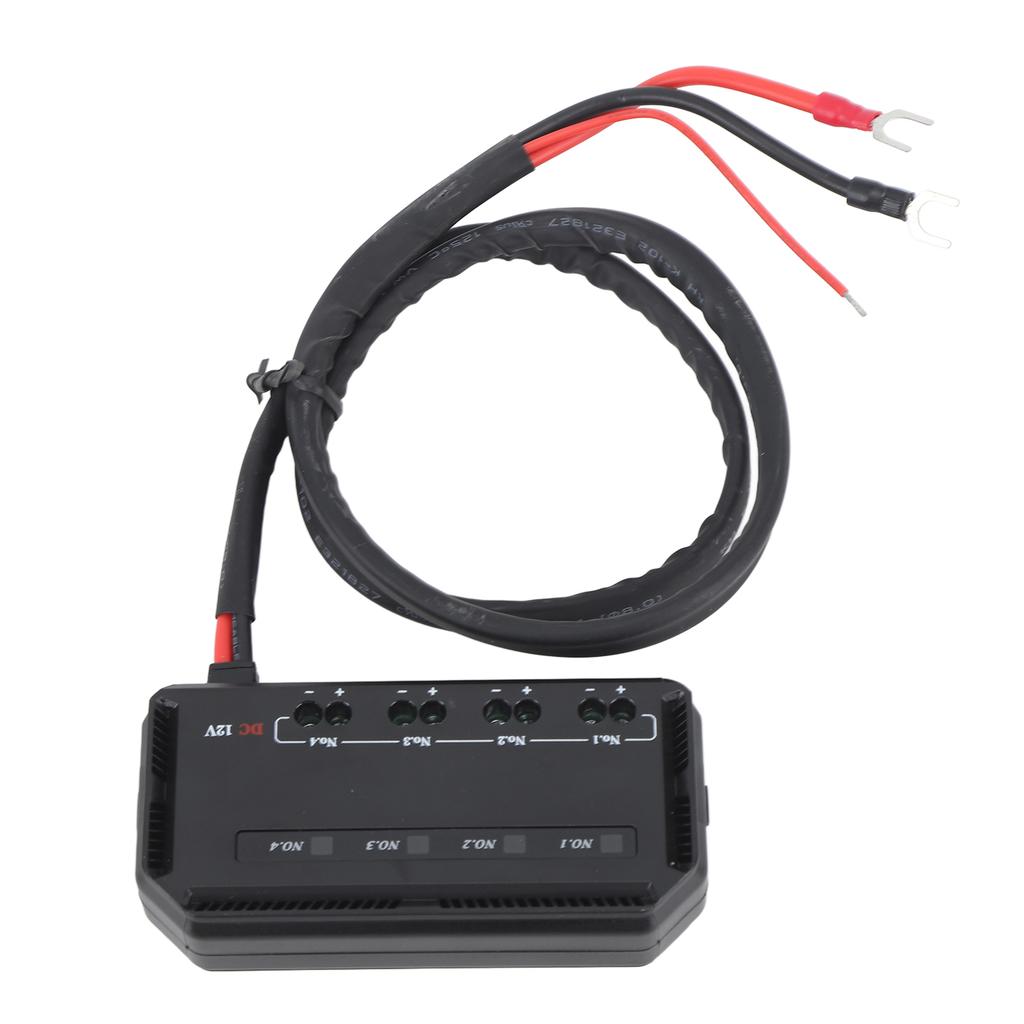 12V Motorcycle Fuse Block Universal 20A Fuse and Relay Box Kit with LED Indicator Light for Car