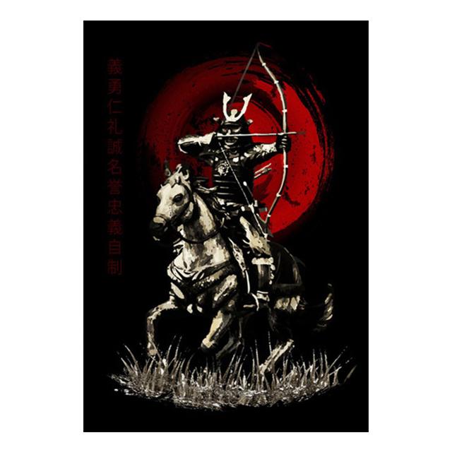 Japonský starověký vojenský velitel plakát vinobraní malba na plátně nástěnná malba v domácí výzdobě obývacího pokoje bez rámečku