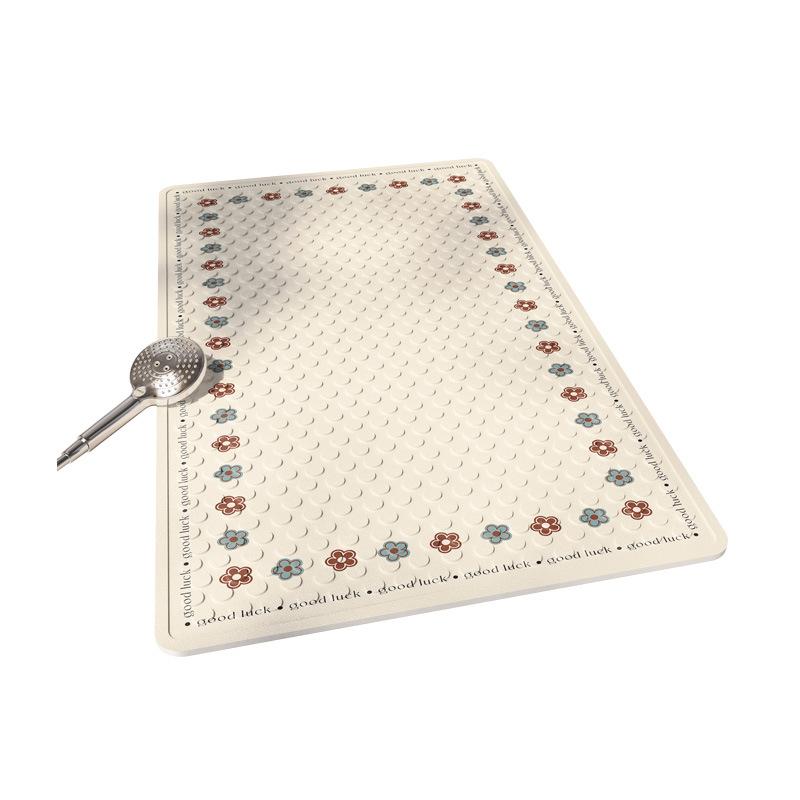 Shower Room Non-Slip Mat Toilet Children Anti-Drop Elderly Bathing Massage Suction Cup Foot Pad Waterproof Bathroom Floor Mat