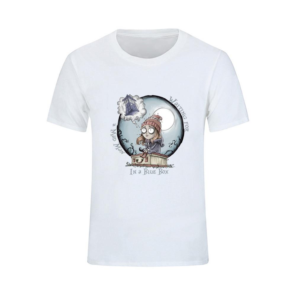 Homme Short Sleeve Tee Shirts The Girl Who Waited Dr Who Men S
