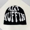 Knitted Letterings Alphabet Big Jacquard Personal Women  Men Her Him For Fresh Hats Warm Casual Fashion Simple Beanies Rap Versatile Hip-Hop Street