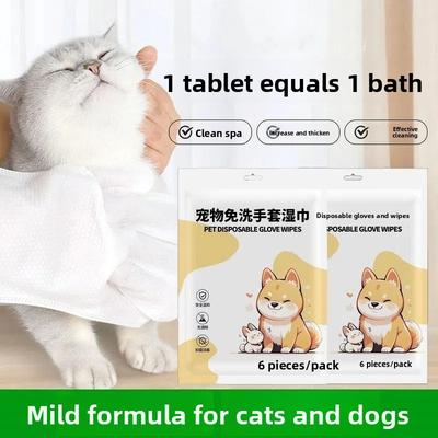 Guantes para bañar a mascotas