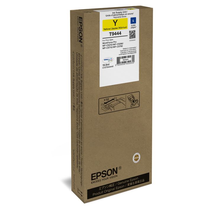 Cartouche d'encre originale Epson T9444 - Taille L - Jaune