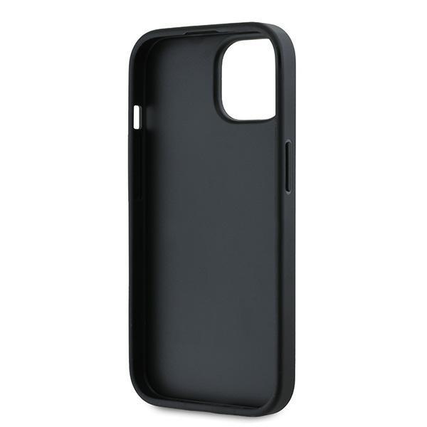 Karl Lagerfeld Klhcp14Spqdsmgk Iphone14 / 15 / 13 6.1 Czarny/Black Hardcase Diagonal Quilted Script