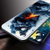 Creative landscape patterns Phone Case For Apple iPhone 17 16 16E 15 14 13 12 11 Pro Max Plus Black Soft Silicone
