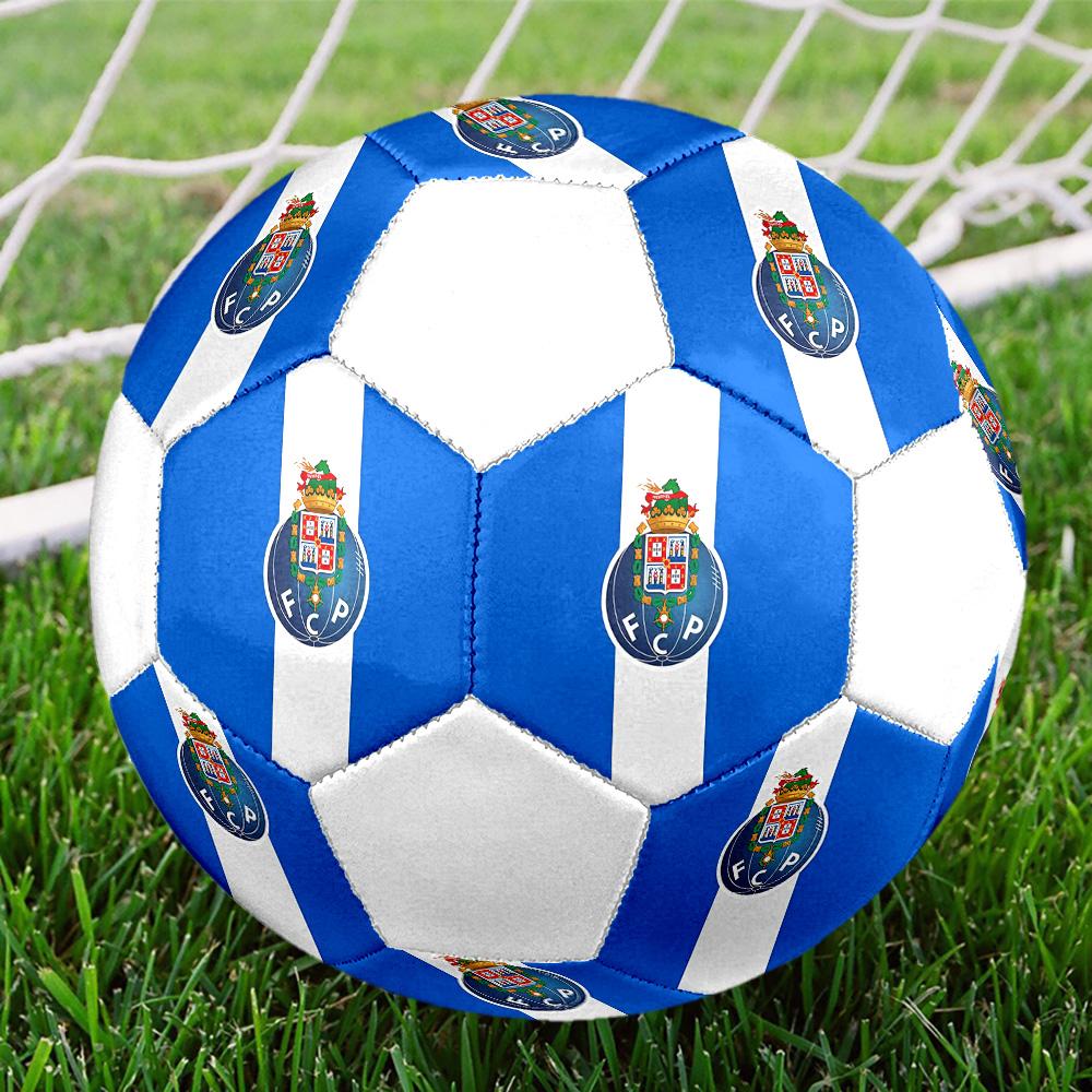 1PC FCP Logo Size 5 Soccer Ball PrahaIndoor Soccer Ball Colorful All Ages Machine Stitched PVC Competition Ready Durable High-Bounce