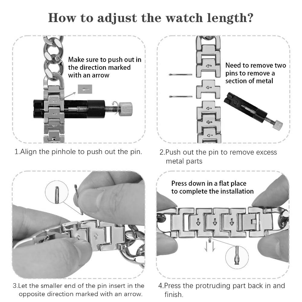 Stylový řetízkový nerezový pásek pro Google Pixel Watch 3 4 45mm Kovový řetízkový nastavitelný náramek Řemínek na hodinky Pro Google Pixel Watch 1 2 3 4 41mm