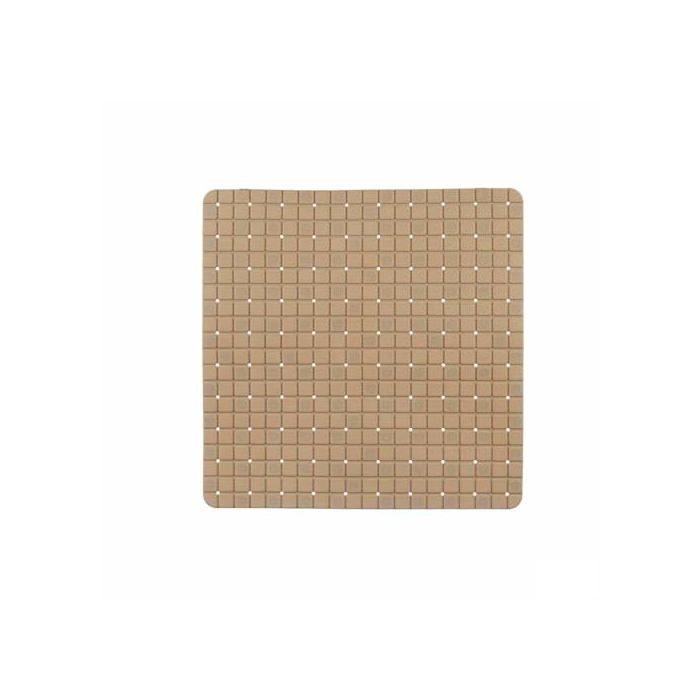 Lot de tapis antidérapants pour douche - Berilo - 6 pièces - Beige - PVC - 50,3x50,3 cm - Antidérapant - Multicolore