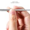 Double-Ended Nail File Stainless Steel Cuticle Remover Dead Skin Cuticle Pusher Trimmer Pedicure Nail Tools