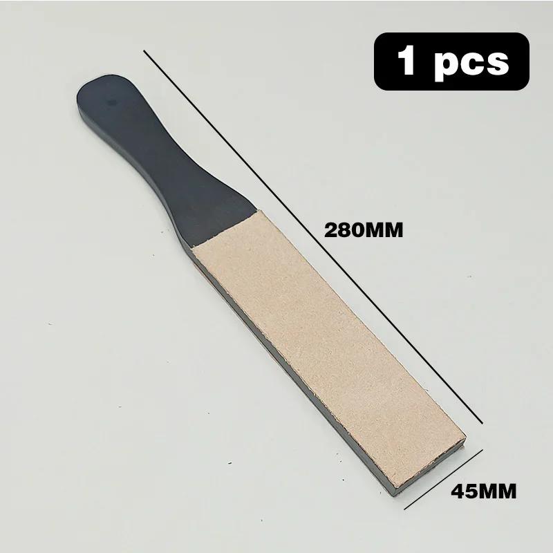 NEWGenuine Leather Straight Razor Folding Knife Sharpening Shave Sharpener Sharpening Belt Polishing Leather and Polishing Paste