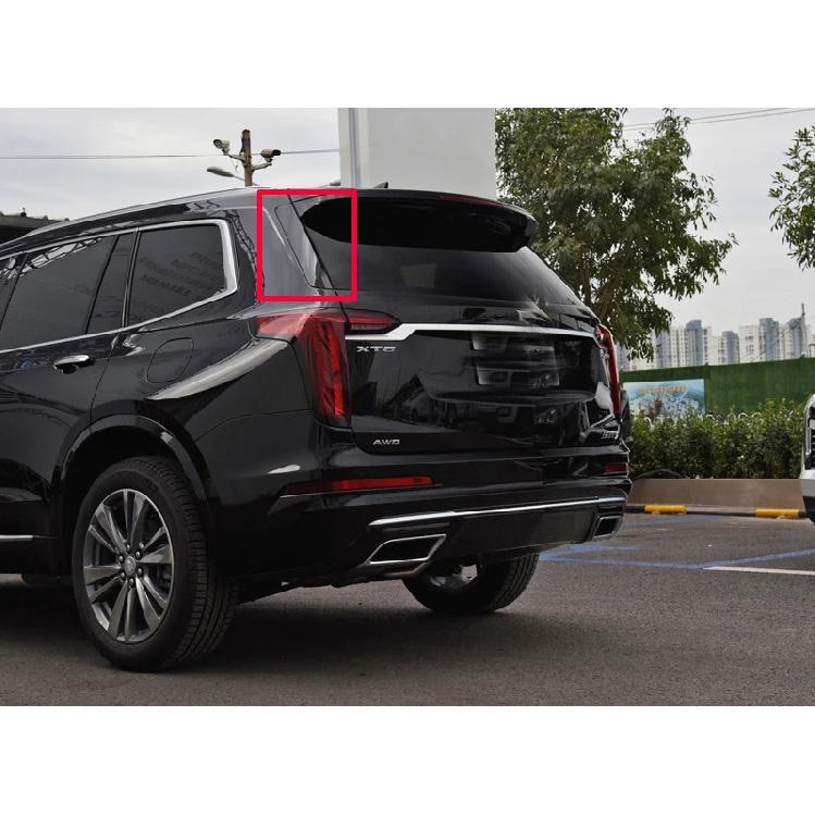 For Cadillac XT6   Car Accessories ABS Chrome Side Door Rear View Window Spoiler Cover Trim ert Garnish Bezel