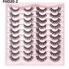 20 Pairs Faux Mink Lashes 3D Fluffy Natural Lashes Makeup False Eyelashes  Russian Strip Lashes Eyelash Extension