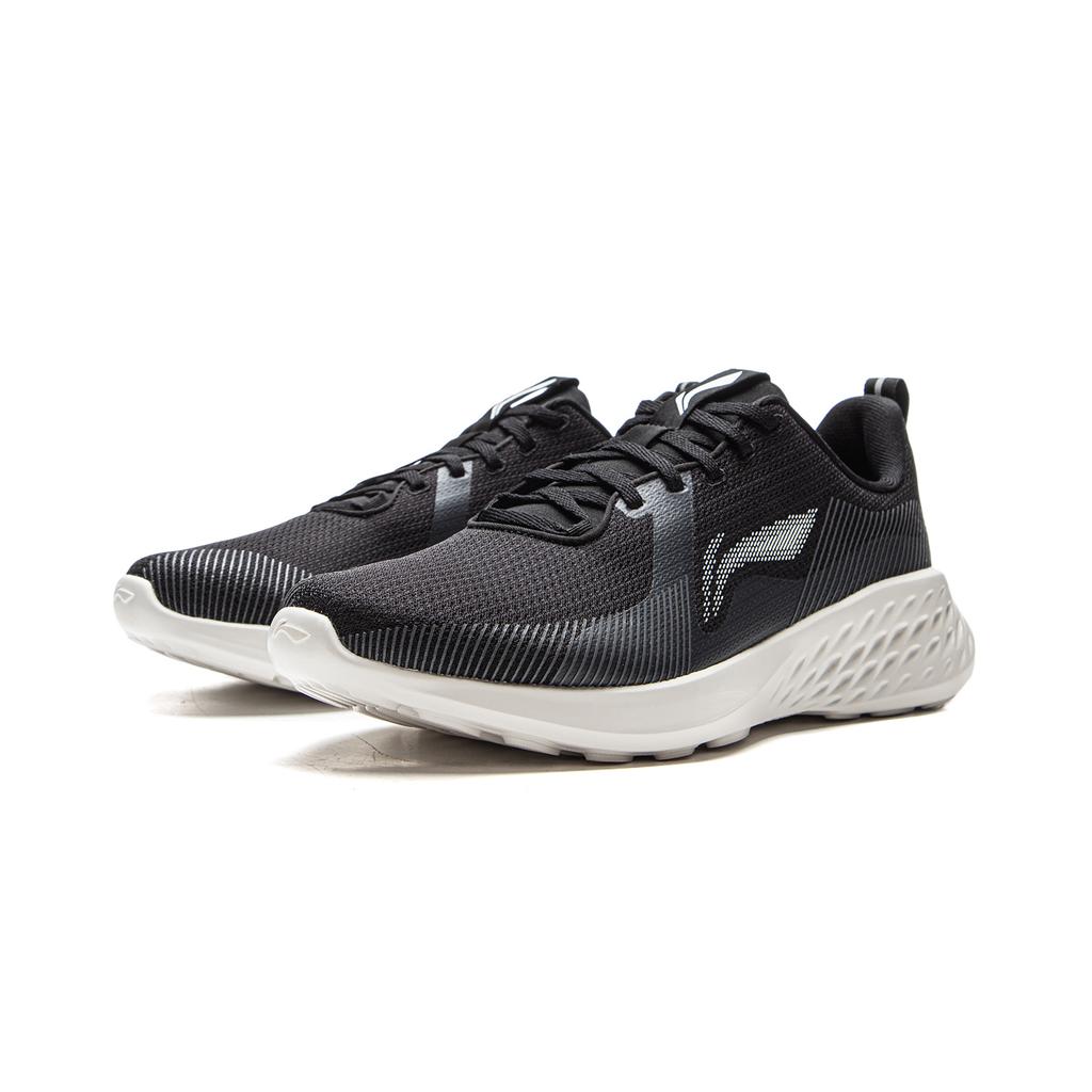 Li Ning Light Cloud Coverage Breathable Low Top Casual Running Shoes Men's Black AGLV221-1