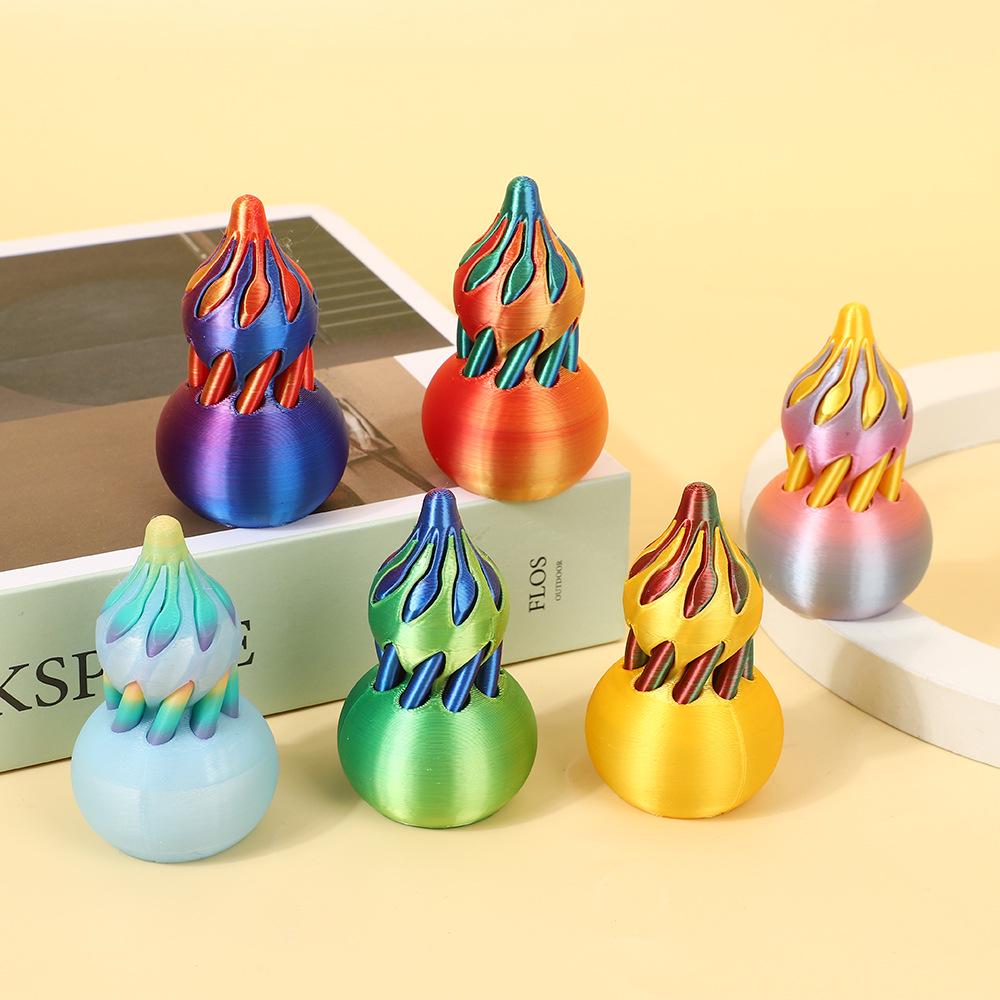 Спиральная тыква Декомпрессионная 3D-печатная игрушка для пальцев Small 5.3 cm