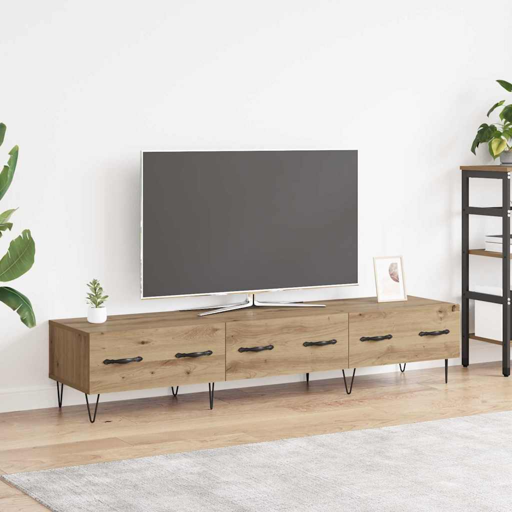 TV Stand Artisan Oak 150 X 36 X 30 Cm Particleboard