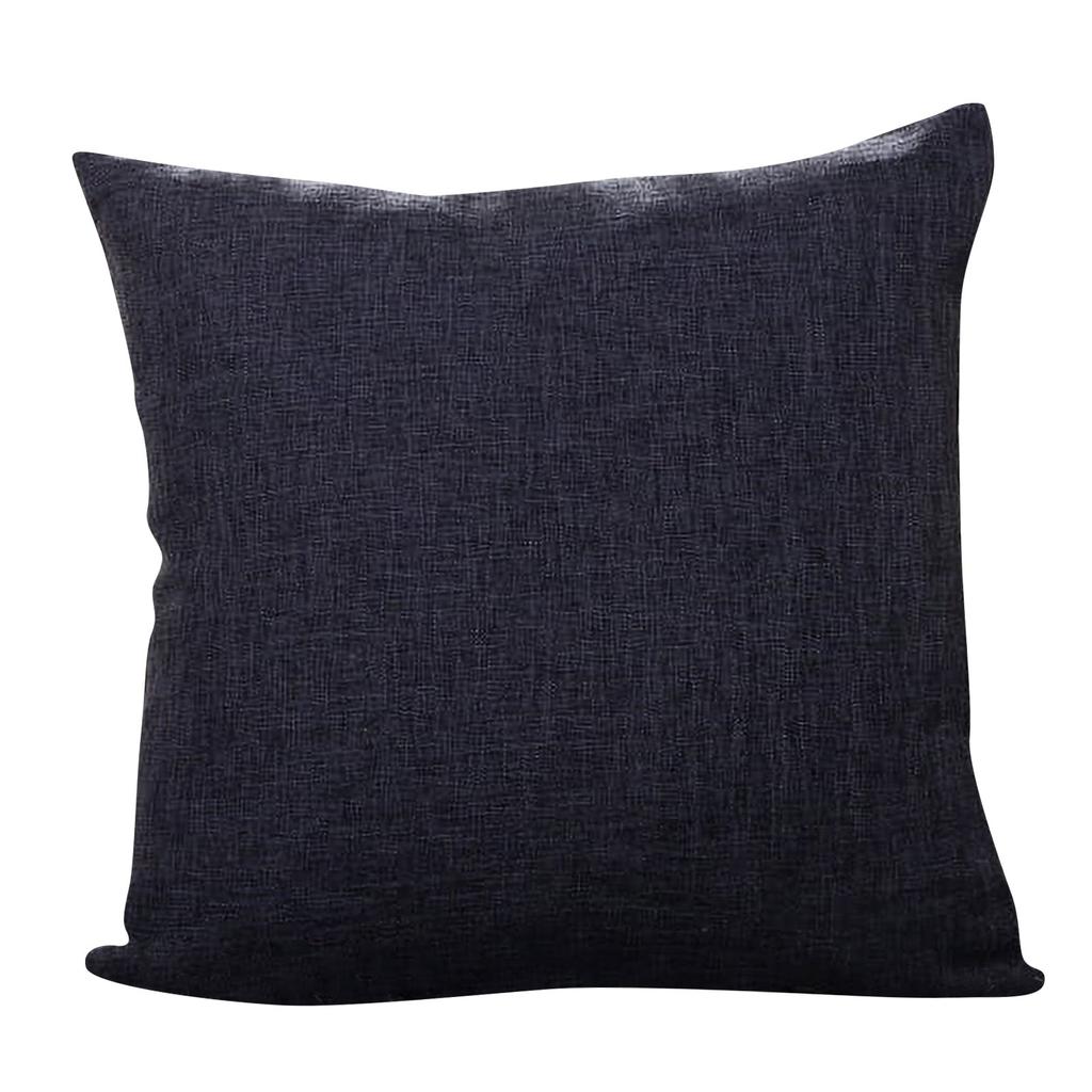 55 * 55cm Kissenbezug Zuhause Verdickter Leinen-Kissenbezug, Sofakissen, Bettkopfteil Weiche Polsterung