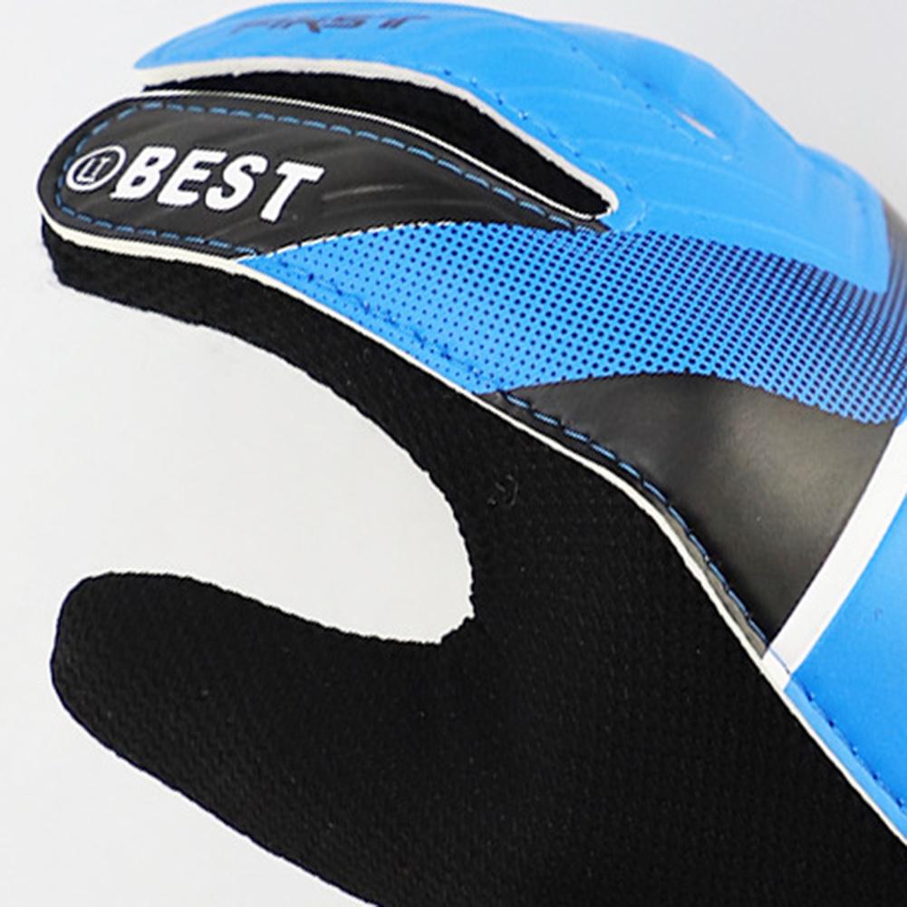 Goalkeeper Gloves Strong Grip for Soccer Goalie Goalkeeper Gloves with Size 5/6/7 Football Gloves for Kids Youth and Adult