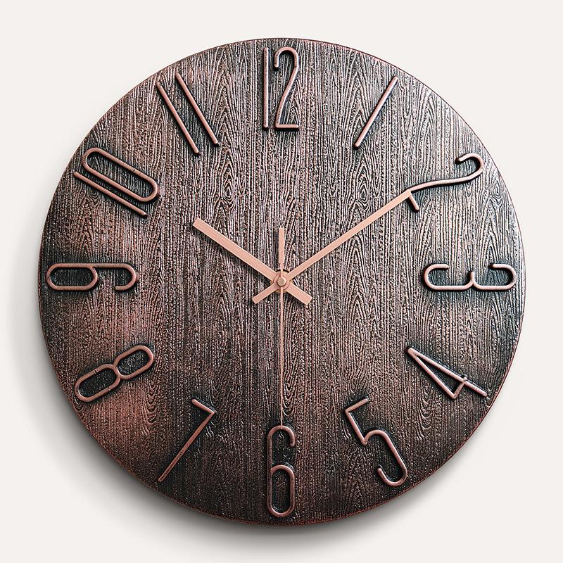 Настенные часы для гостиной Простые настенные бытовые стильные декоративные часы 12 дюймов 30 см