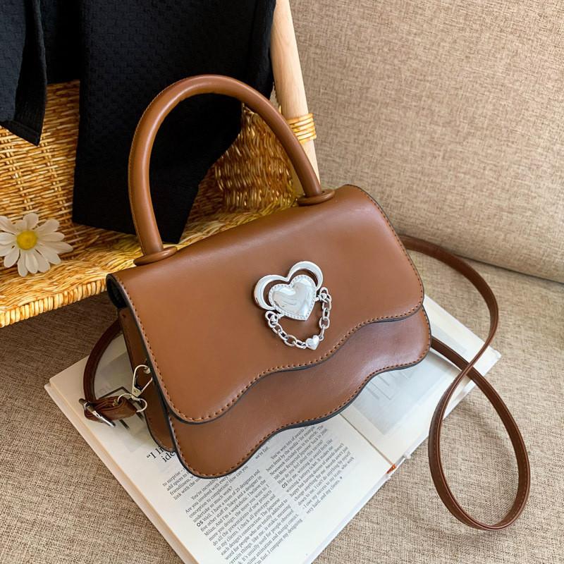 Elegante Urbane Minimalistische Kleine PU-Handtasche Stilvolle Quadratische Umhängetasche Für Den Täglichen Gebrauch