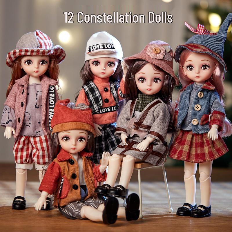 DIY Princess Constellations Vinyl Doll - 13 Joint Movable Toy