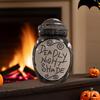 Halloween Potion Bottle with Lid Decorative Witch Bottle Multi-functional Resin Storage Jar