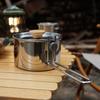 Outdoor 304 Stainless Steel Foldable Kettle & Coffee Pot