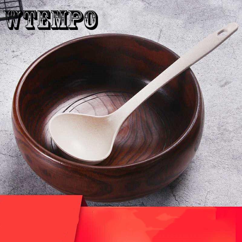 Long Handle Spoon Hanging Dining Drink Soup Kitchen Utensils Thicken Porridge