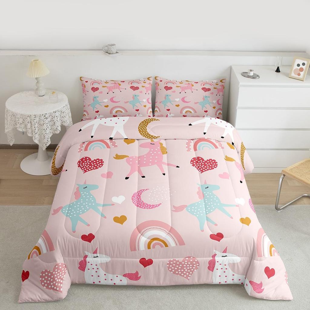 Sun and Moon Bedding Set Constellation Galaxy Comforter for Kids Boys Girls Teens Psychedelic Boho Mandala Comforter Breathable Celestial Du