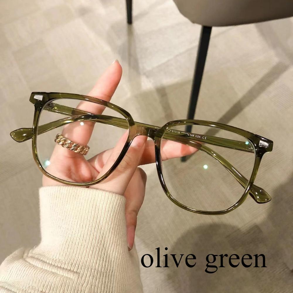 

Новые антисиние очки, продвинутый студенческий стиль, корейская версия очков, женский простой артефакт, сверхлегкий циферблат и маленькая оправа для глаз