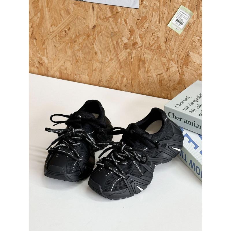 

Thick-soled mesh breathable heightening dad shoes women s autumn new lightweight pair of shoelaces versatile sports and leisure shoes 40 чорний