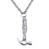 Hair Dryer Charm Necklace Hairstylist Hairdresser Pendant Salon Stylist Gift Jewelry 43cm Chain