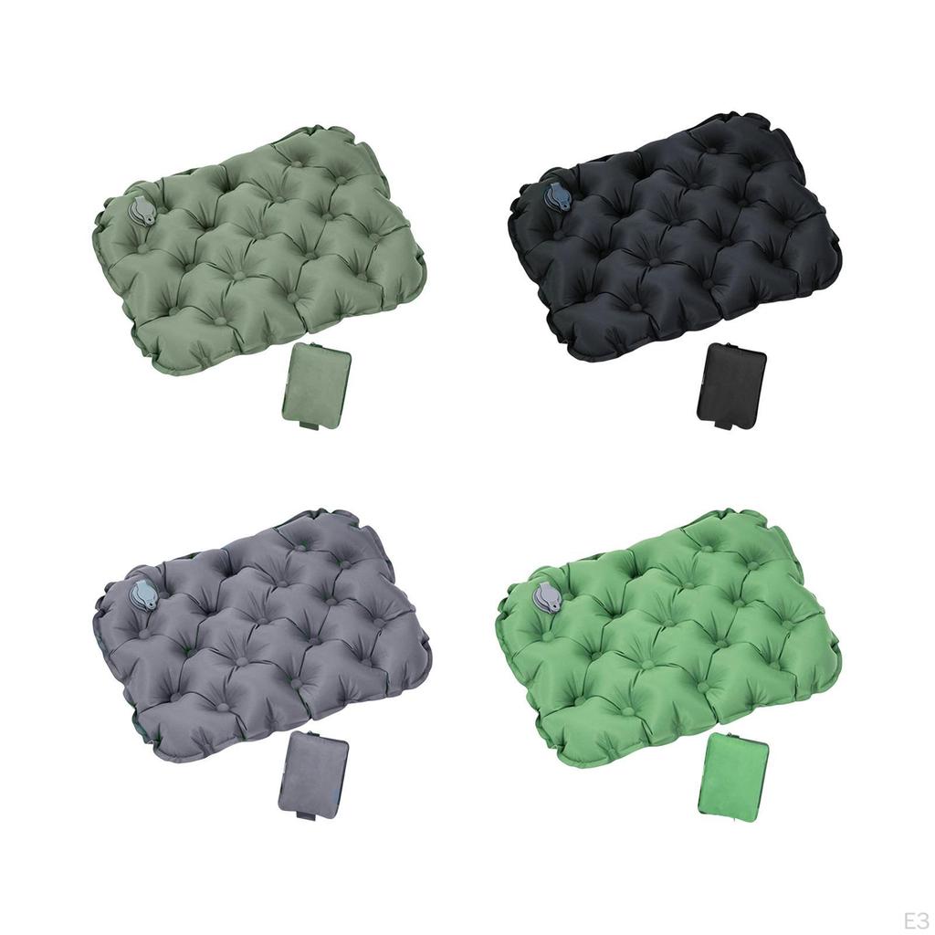 Covoraș de șezut gonflabil compact pentru călătorii și agrement