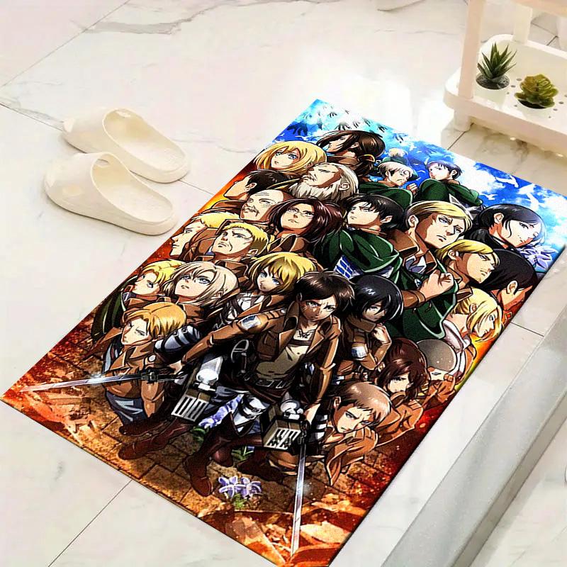 Attack Titan Carpet Rug for Living Room Bedroom Home Sofa Decoration,Kids Play Non-slip Floor Mat