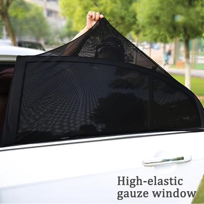 2pcs/set Car Sunshade Net Car Window Sun Visor Cover Automotive Interior