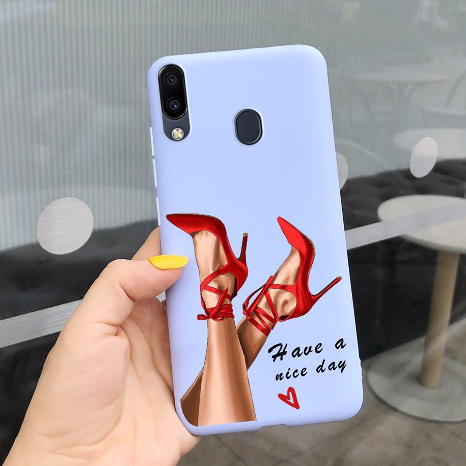 

Cute Cartoon Cover For Samsung Galaxy M20 Phone Case For Samsung M20 2019 Soft Cover for Samsung Galaxy M20 M 20 SM-M205F Bumper Galaxy M20