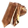 Fashion Retro PU Leather Ties 5.5cm Wide Versatile JK Necktie Casual Solid Color Narrow tie Unisex