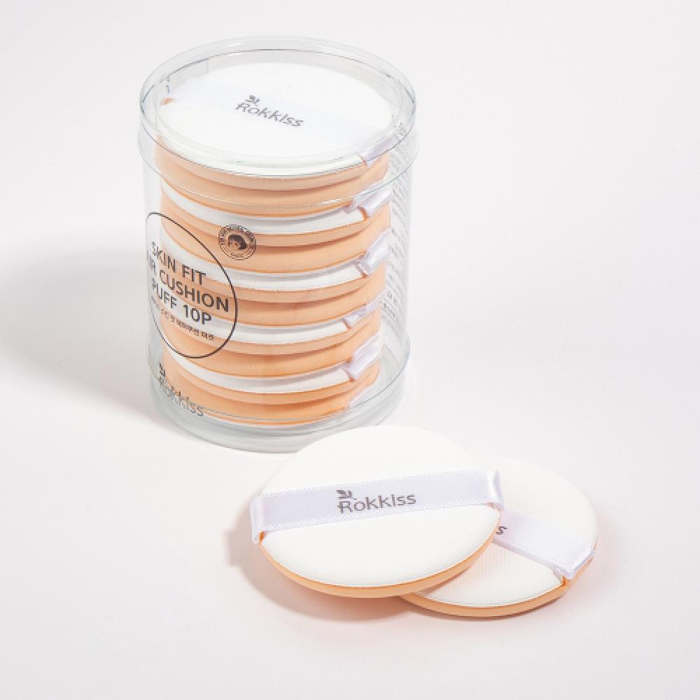 Rokkiss Skin Fit Air Cushion Puff 10p 2