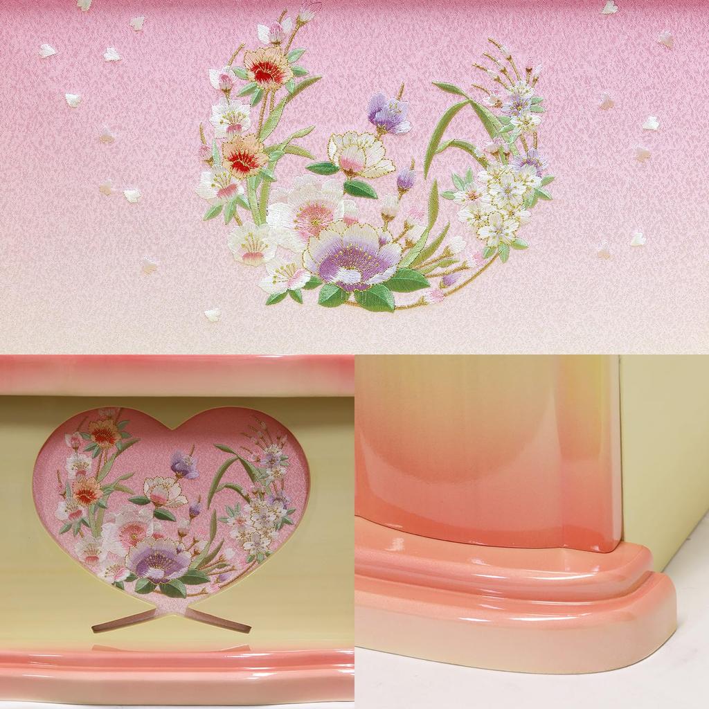 Hina Hina Storage Storage Decoration for 5 Three Princess In Decoration for 5 Pink Blurred Storage Width 63 X Depth 44 X Height 54 Cm VHS2506Z Doll,