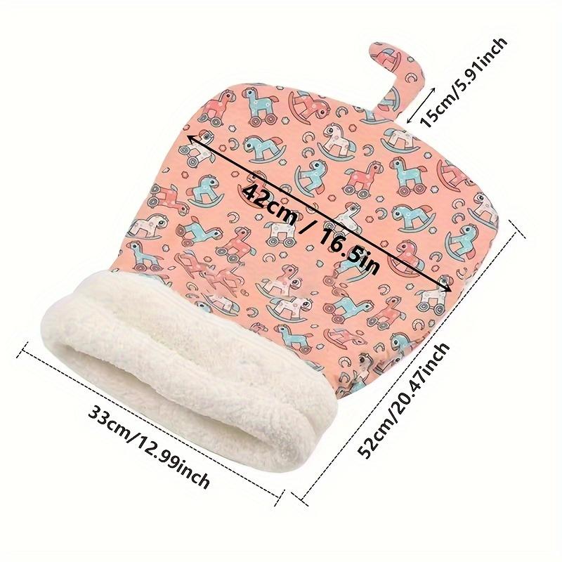 1pc Cozy Polyester Cat Sleeping Bag with Filling-Comfortable Tunnel Cat Bed Nest for Cats 5.51-15.43LB, Easy Entry Pet House