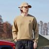 JEEP Men's Silk Blend Embroidered Pullover Sweatshirt