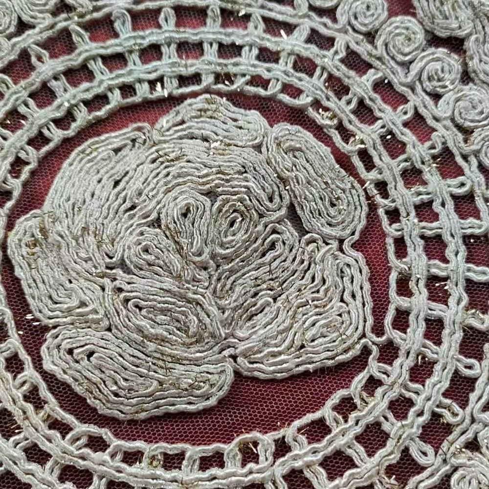 Hollowed-out Lace Placemat Modern Crochet Doilies Decorative Table Place Mats  Wedding Decor