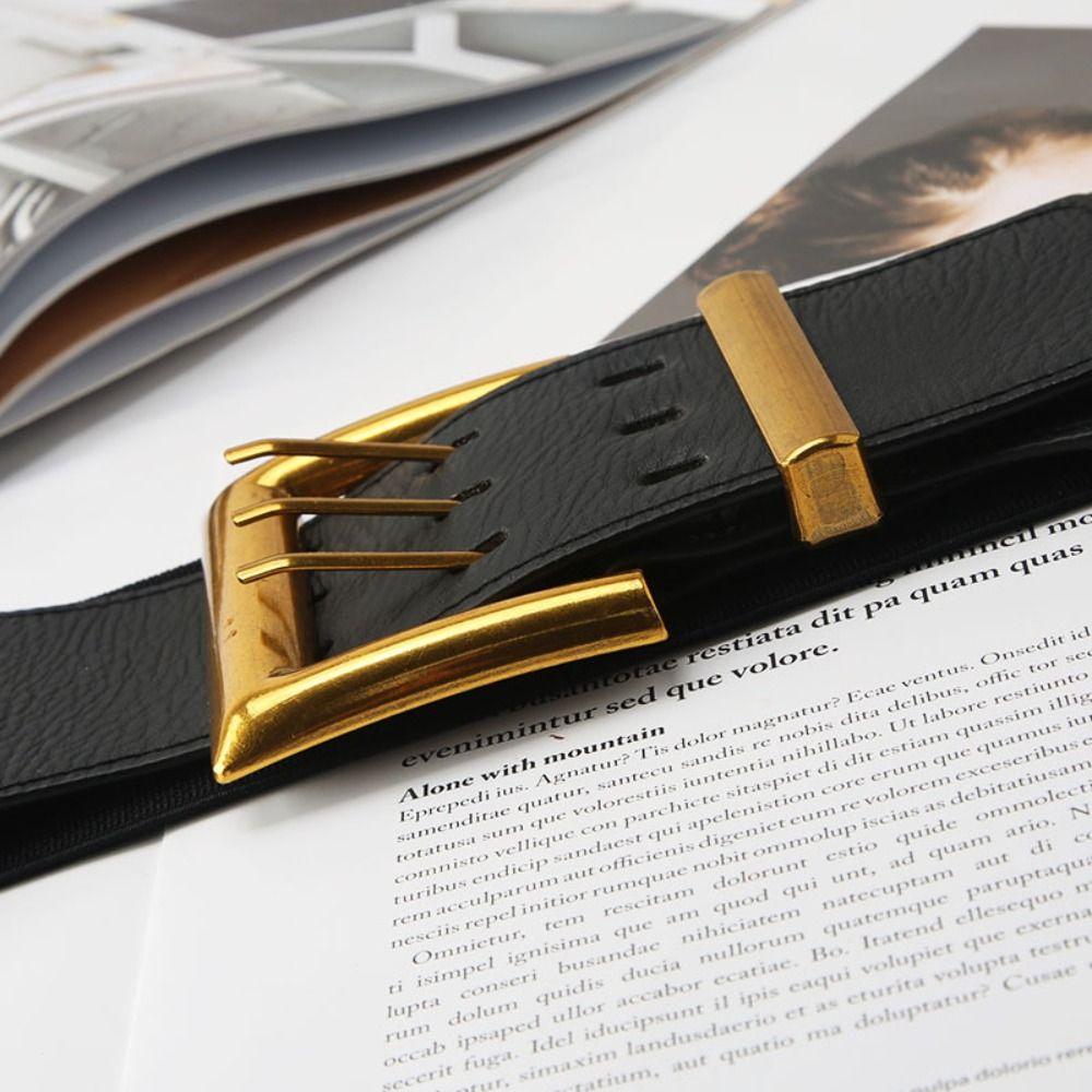 Elastic Elastic Cummerbunds Solid Color Wide Waist Corset Punk Corset Belt  Ladies