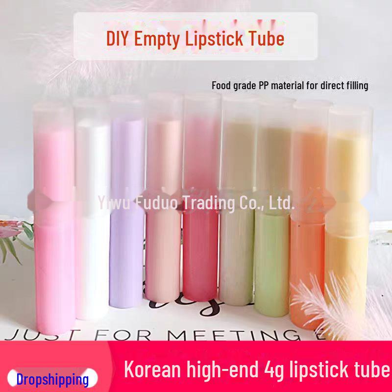 Batom Coreano de Luxo DIY Tubo Vazio - 5g Recipiente de Batom