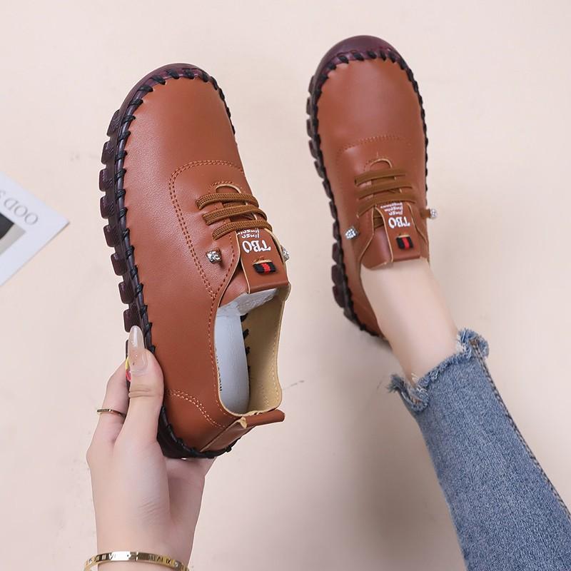 2024 Dámské ploché boty Nové ortopedické mokasíny Dámské mokasíny Prošívané slip-on balerínky pro ženy Obuv pro zdravotní sestry