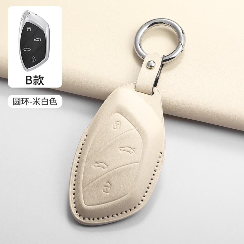 3 Buttons Leather Key Cover Case for MG 4 2026 Mg4 Ev MG HS GT ZS EV ZX MG5 MG6 for Roewe RX3 RX5 RX8 ERX5 I6 I5 Car Accessories