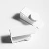 2Pcs Space-saving Door Hooks Multi-Functional ABS Minimalist Design Cabinet Door Hanger for Kitchen