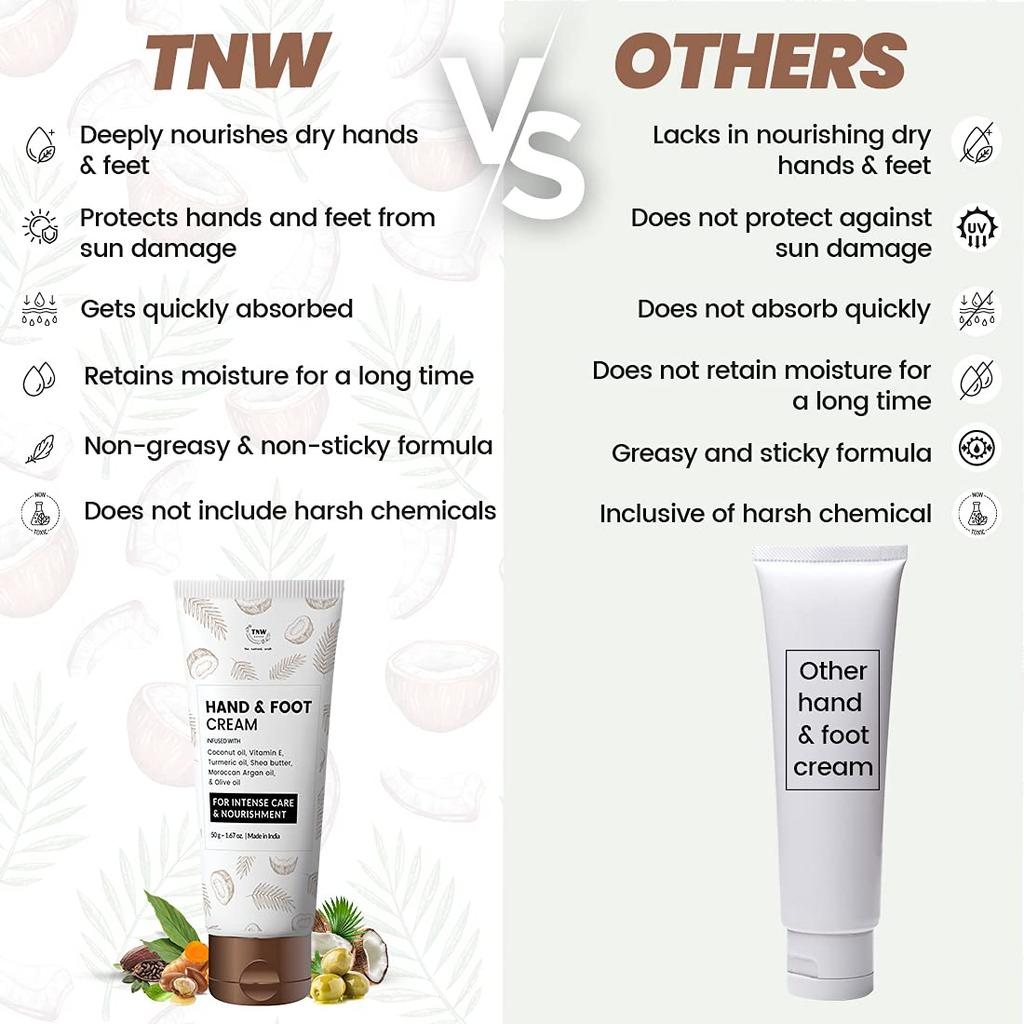 TNW-The Natural Wash Hand-Fuß-Creme, 50 ml